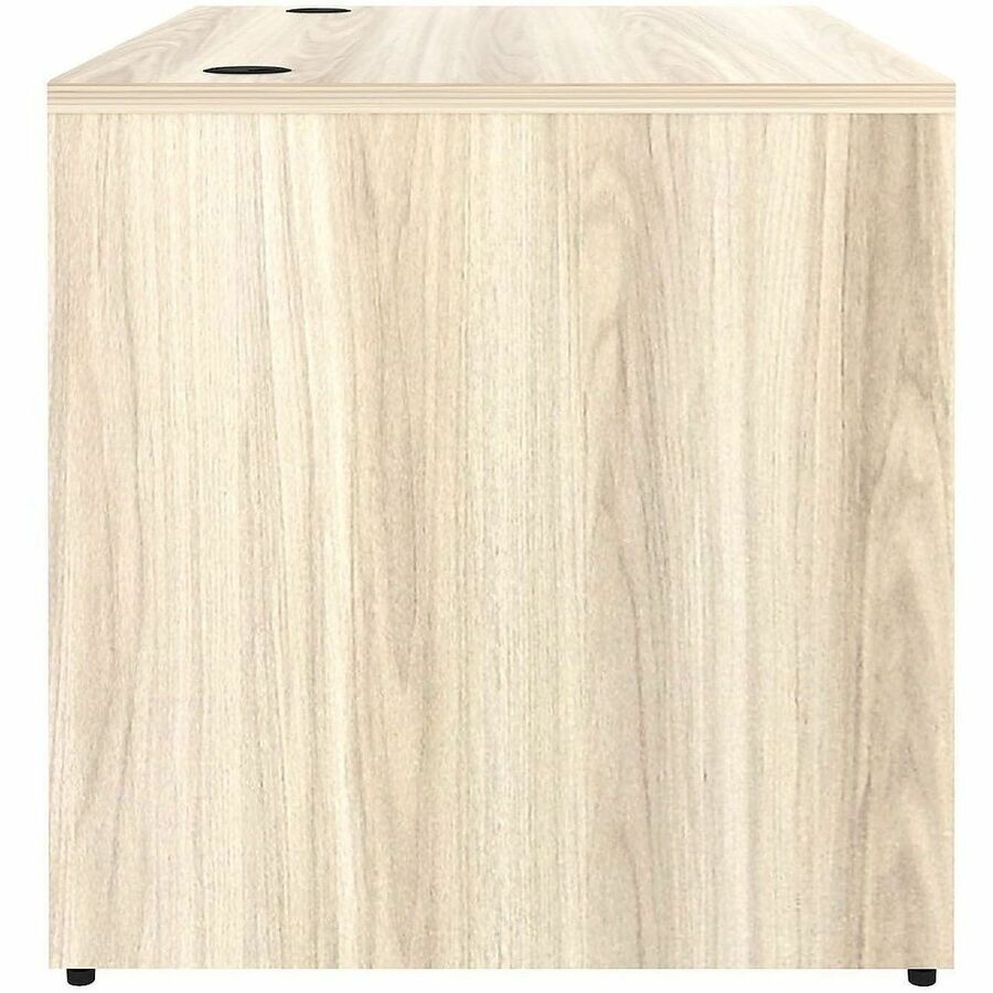 Lorell Desk Shell, Modern Elm Finish, 1 Each