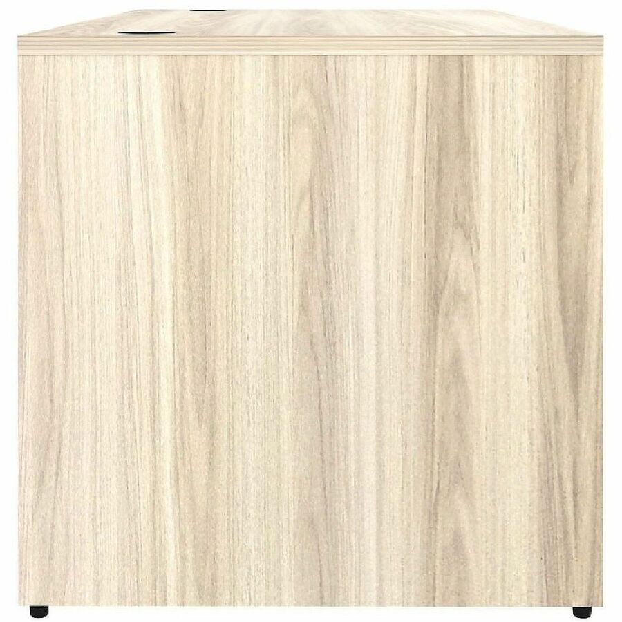 Lorell Desk Shell, Modern Elm Finish, 1 Each