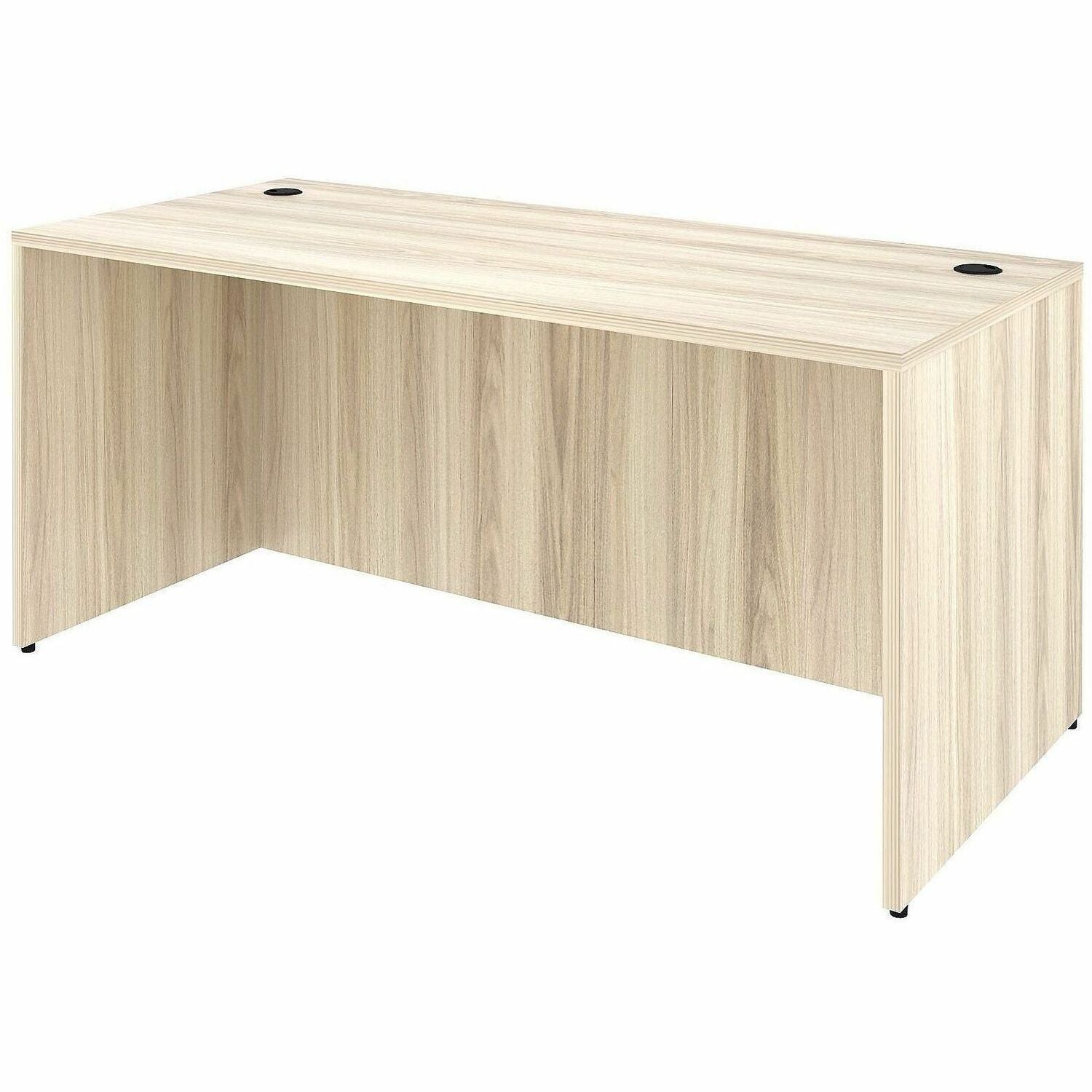 Lorell Desk Shell, Modern Elm Finish, 1 Each