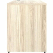 Lorell Essential Series Laminate Desk Shell, 1" Thick Top, 29.5"H x 48"W x 24"D, Modern Elm Finish, Rectangle, 2 Grommets, Modesty & Privacy Panel, Adjustable Feet, 1 Each