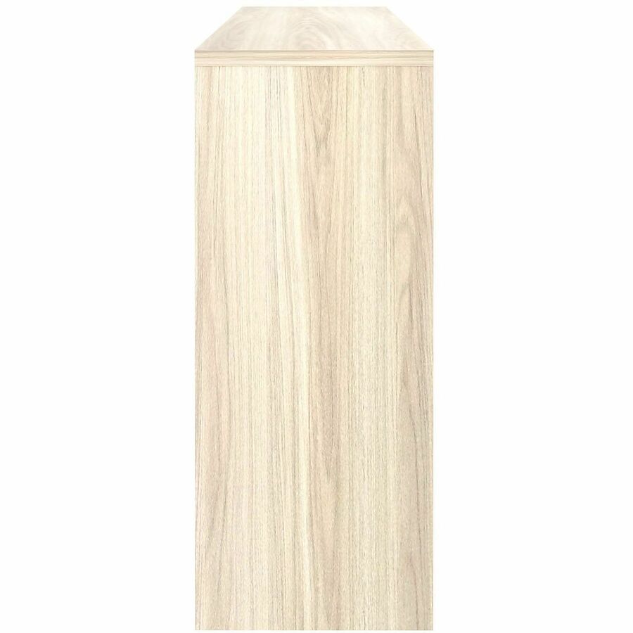 Lorell Essential Series Laminate Hutch, 36"H x 66"W x 15"D, 4 Doors, Modern Elm Finish, Laminate/Metal, 1 Each