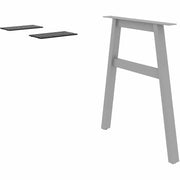Lorell Return, Silver, 1 Each, Assembly Required