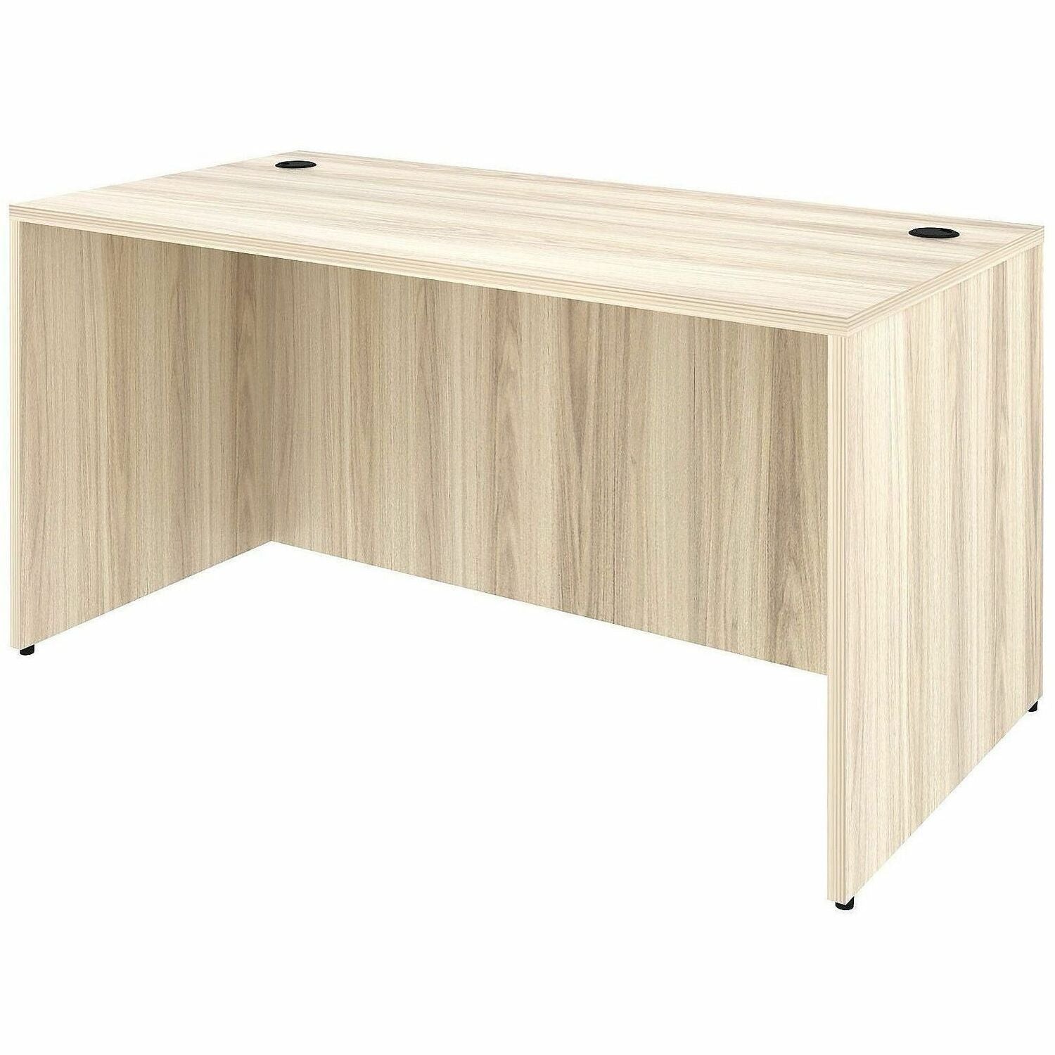 Lorell Desk Shell, Modern Elm Finish, 1 Each