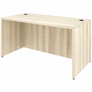 Lorell Desk Shell, Modern Elm Finish, 1 Each