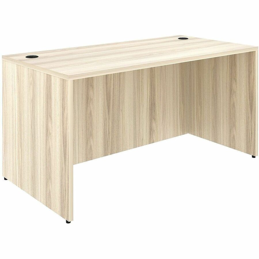 Lorell Desk Shell, Modern Elm Finish, 1 Each