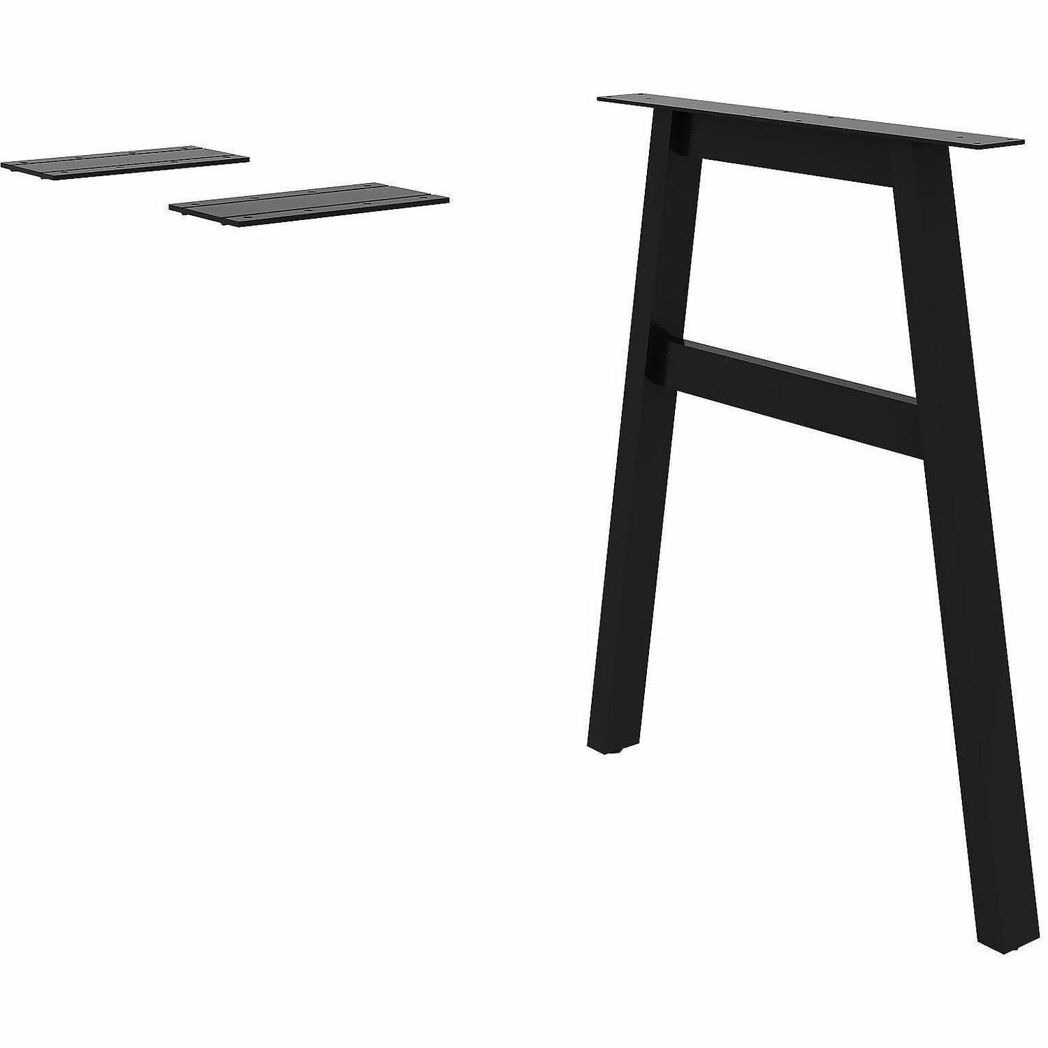 Lorell Return, Black, 1 Each, Assembly Required
