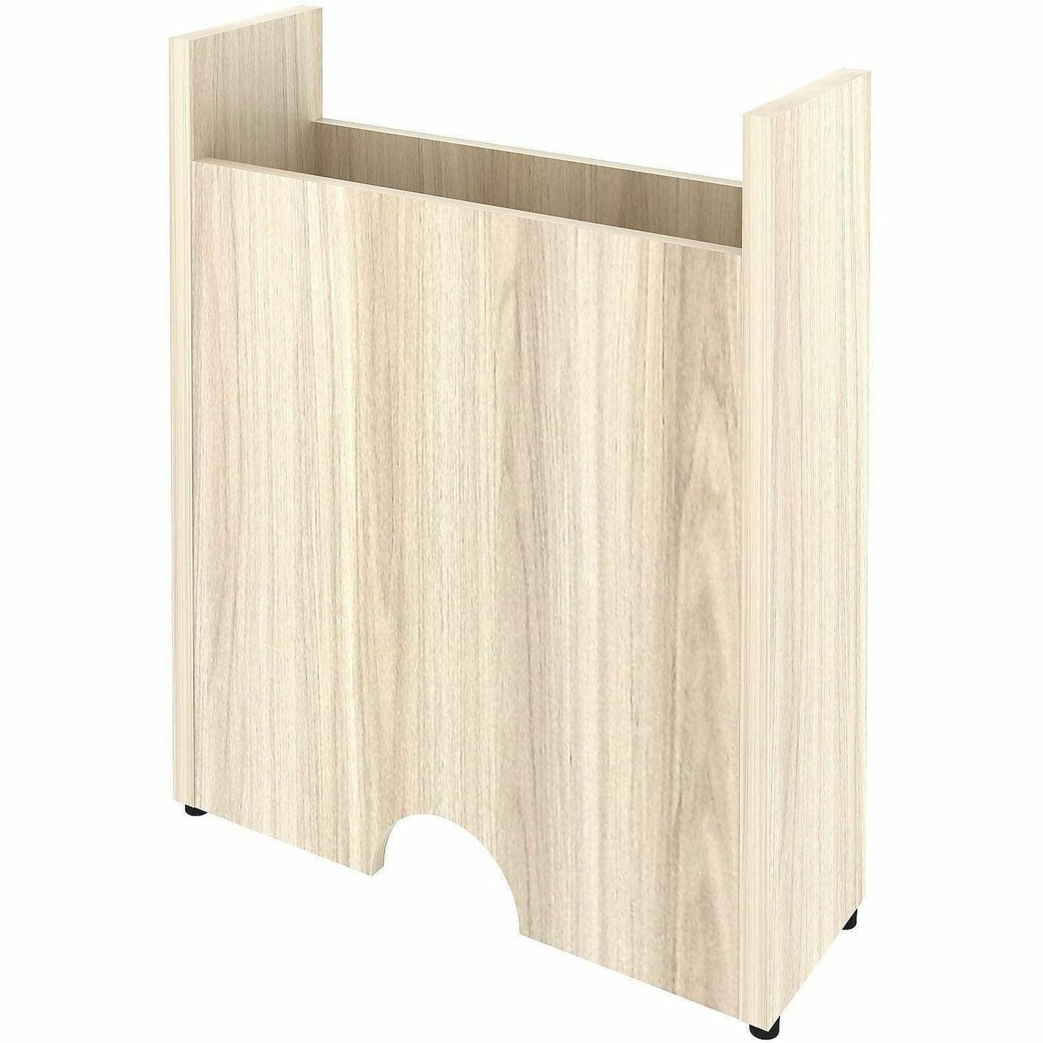 Lorell Essentials Modular Conference Table Base, Modern Elm Finish, 28.5" H x 23.6" W x 7.9" D, Modular, Eco-friendly, 1 Each