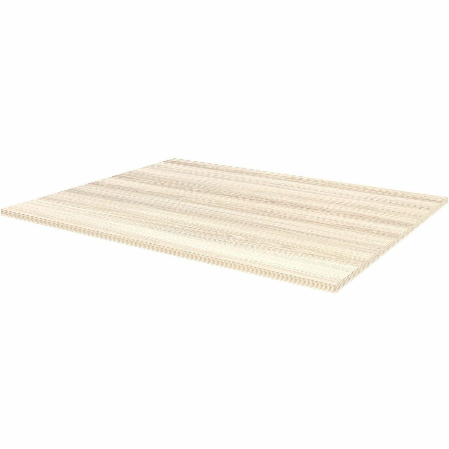 Lorell Essentials Modular Conference Table Top, 1" H x 59" W x 47" D, Band Edge, Modern Elm Finish, Laminate/Melamine, Modular, Eco-friendly, 1 Each