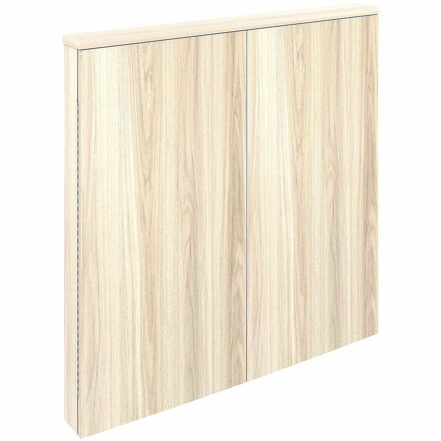 Lorell Dry-Erase Whiteboard Presentation Cabinet, Melamine Surface, Hinged Doors, Laminated, Includes Cleat Mounting Hardware, 47.3" x 47.3" x 4.8", 1 Each
