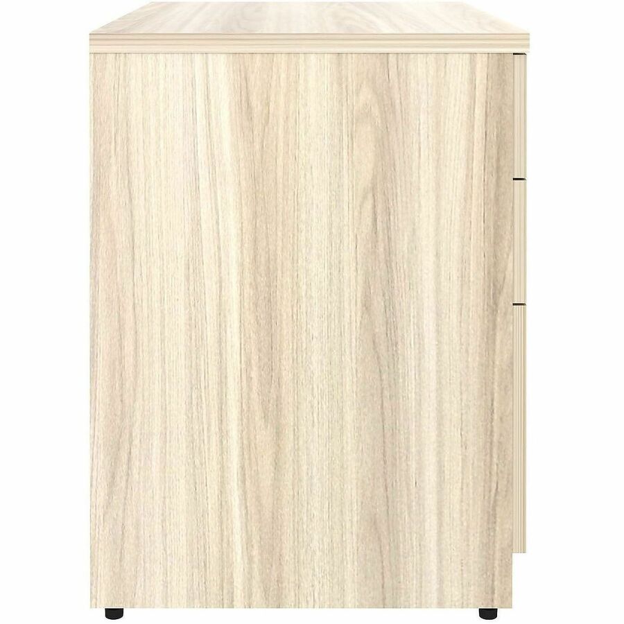 Lorell File Cabinet, 4-Drawer Lateral, Modern Elm, 1 Each