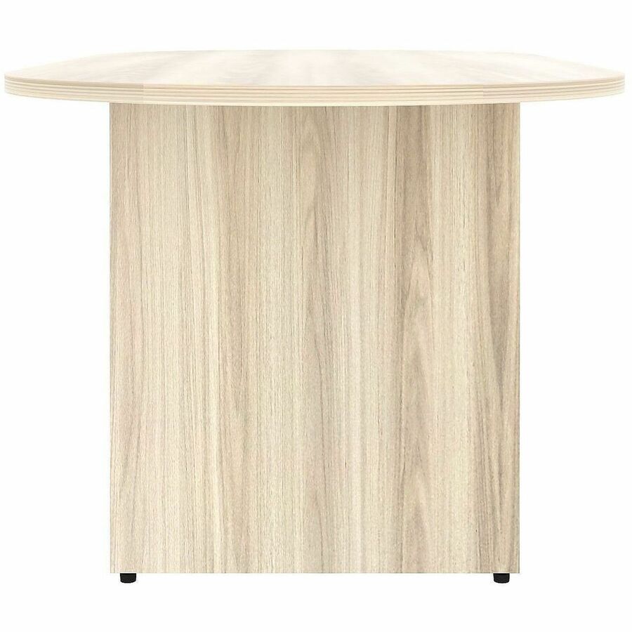 29.5" Height x 72" Width x 36" Depth, x 1.3" Thickness Table Top - Material: Laminate - Finish: Laminate, Modern Elm - Mahogany Laminate Table Top - Adjustable Floor Guide - 1 Each