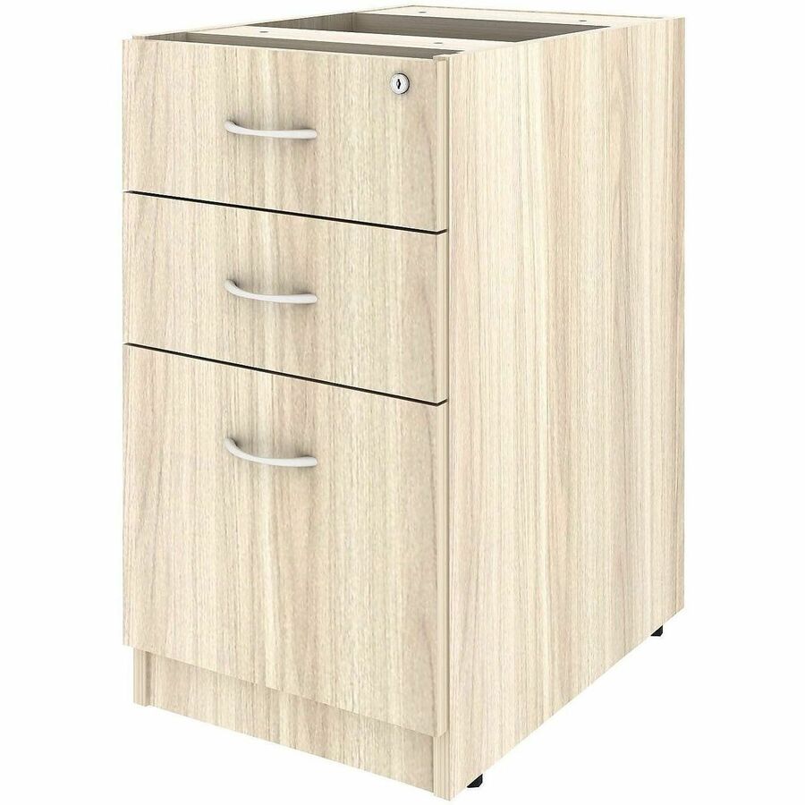 Lorell File Cabinet, Box/File Drawers, Modern Elm, 1 Each