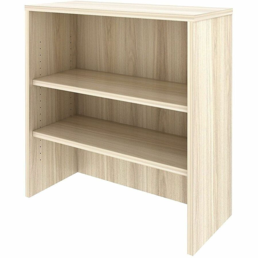 Lorell Stackable Bookcase, Modern Elm Finish, 1 Each, Assembly Required