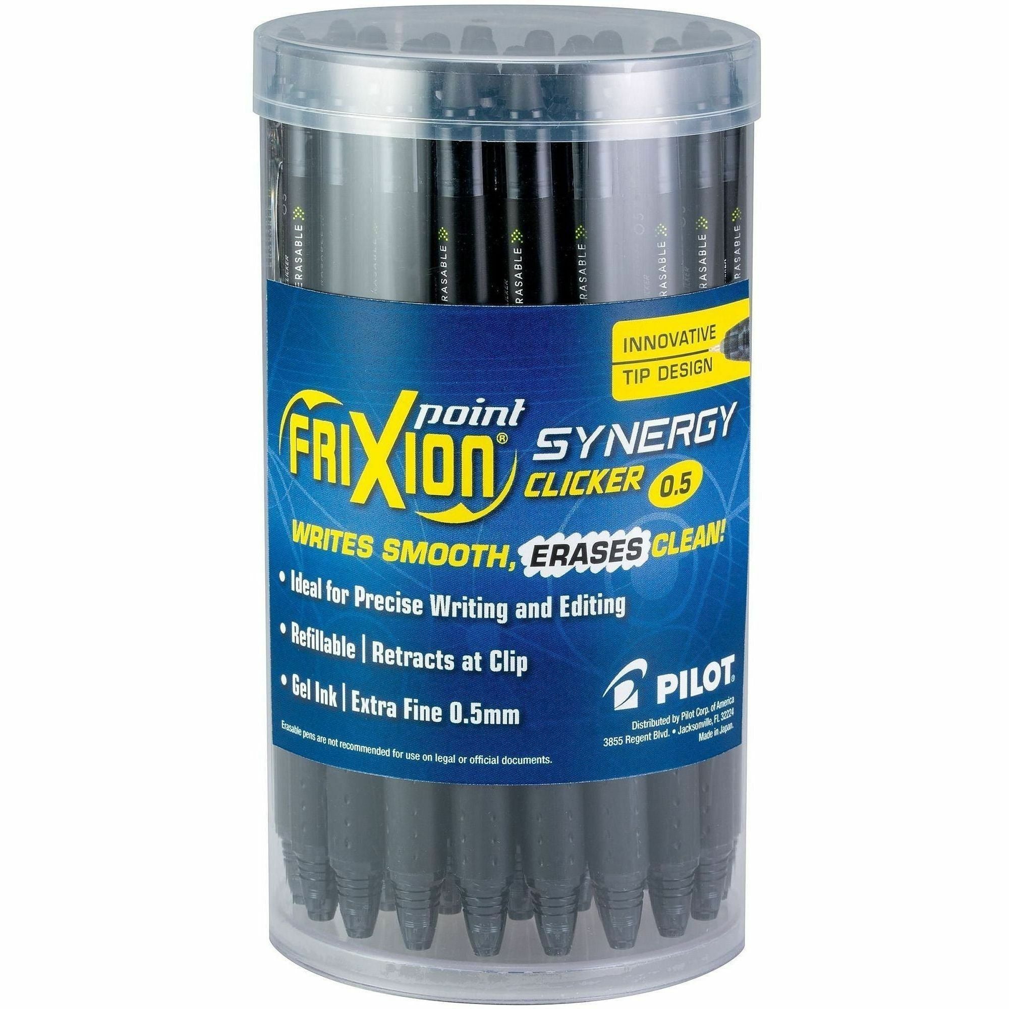 Pilot Gel Pen, Black Ink, Gel-based, 36 per Carton