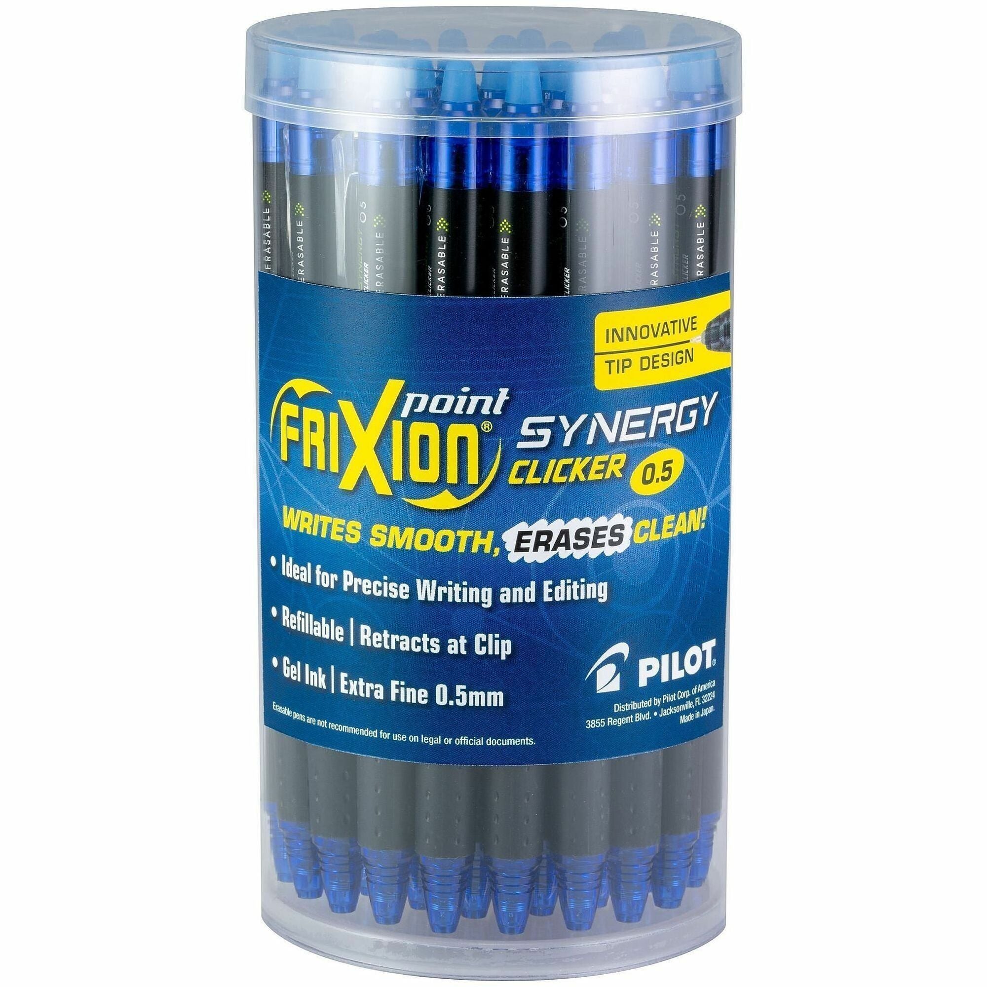Pilot Gel Pen, Blue Ink, Gel-based, 36 per Carton