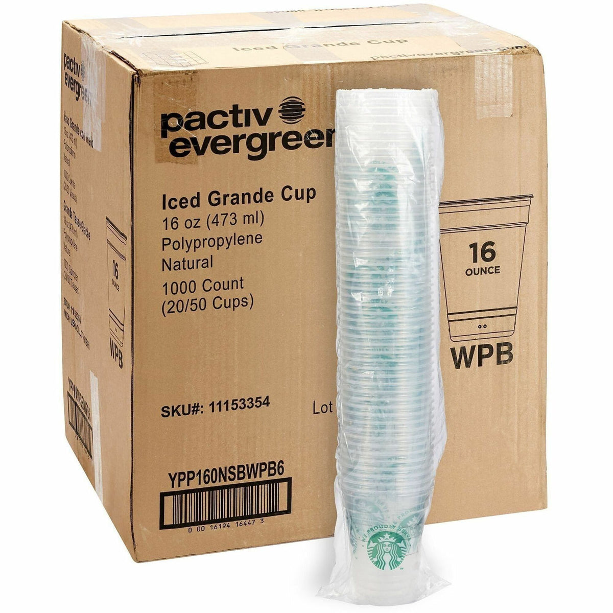 Starbucks Cup, 16 fl oz, Cold, 1 Count