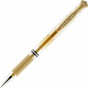 uniball Gel Impact Metallic Ink Pen, 1 mm Bold, Gold, Gel-based, Smooth, Acid-free, Fade Resistant, Comfort Rubber Grip, 1 Dozen