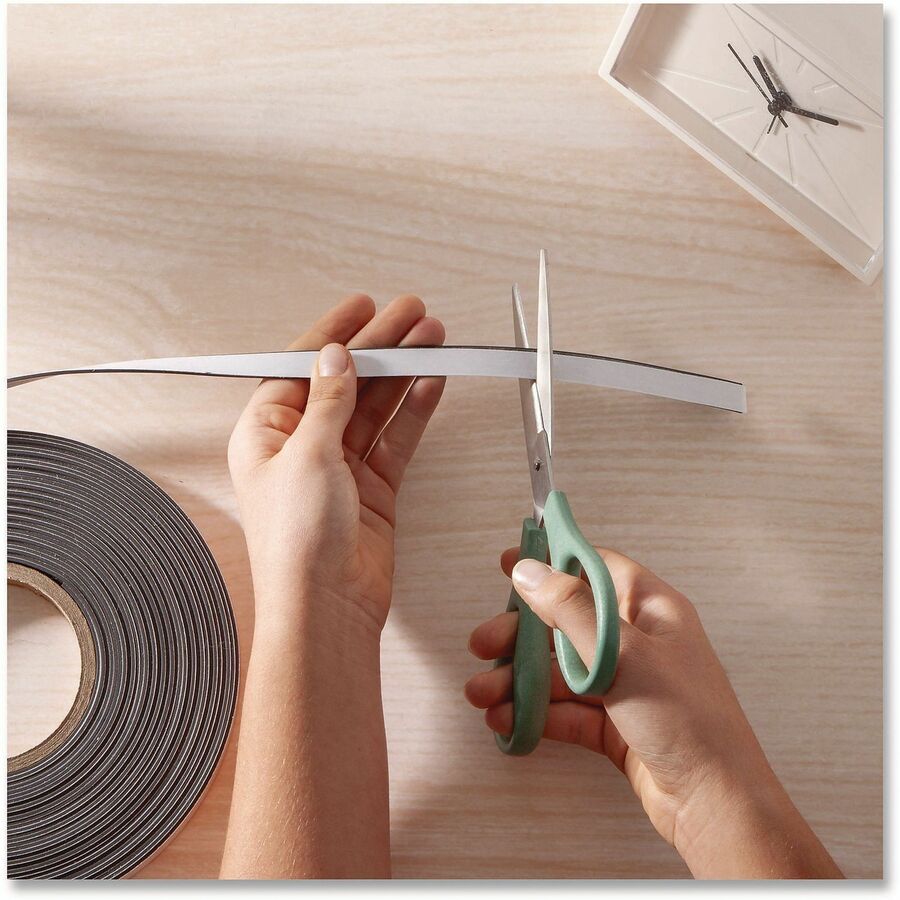 U Brands Magnetic Tape, 16.67 yd x 0.50", Black, 1 Each