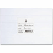 U Brands Magnet Strip, 0.88" x 6", White, 25 Pack