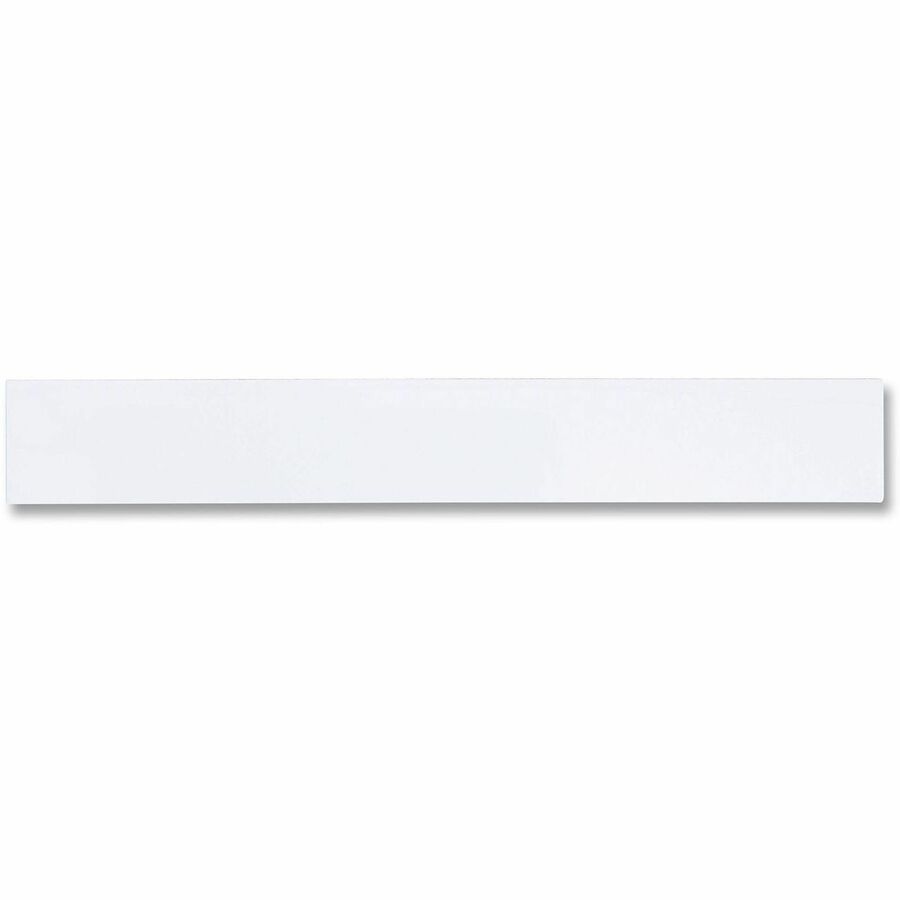 U Brands Magnet Strip, 0.88" x 6", White, 25 Pack