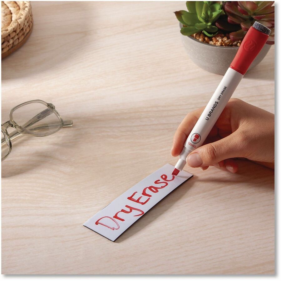 U Brands Magnetic Tape, 2" x 16.67 yd, White, 1 Each