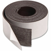 U Brands Magnetic Tape, 4 ft x 1", Black, 1 Each
