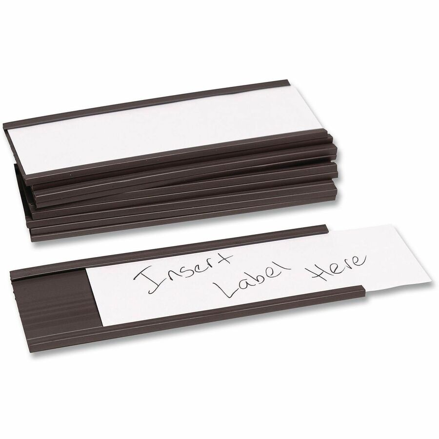 U Brands Card Holder, Black, Magnetic, 10 Pack