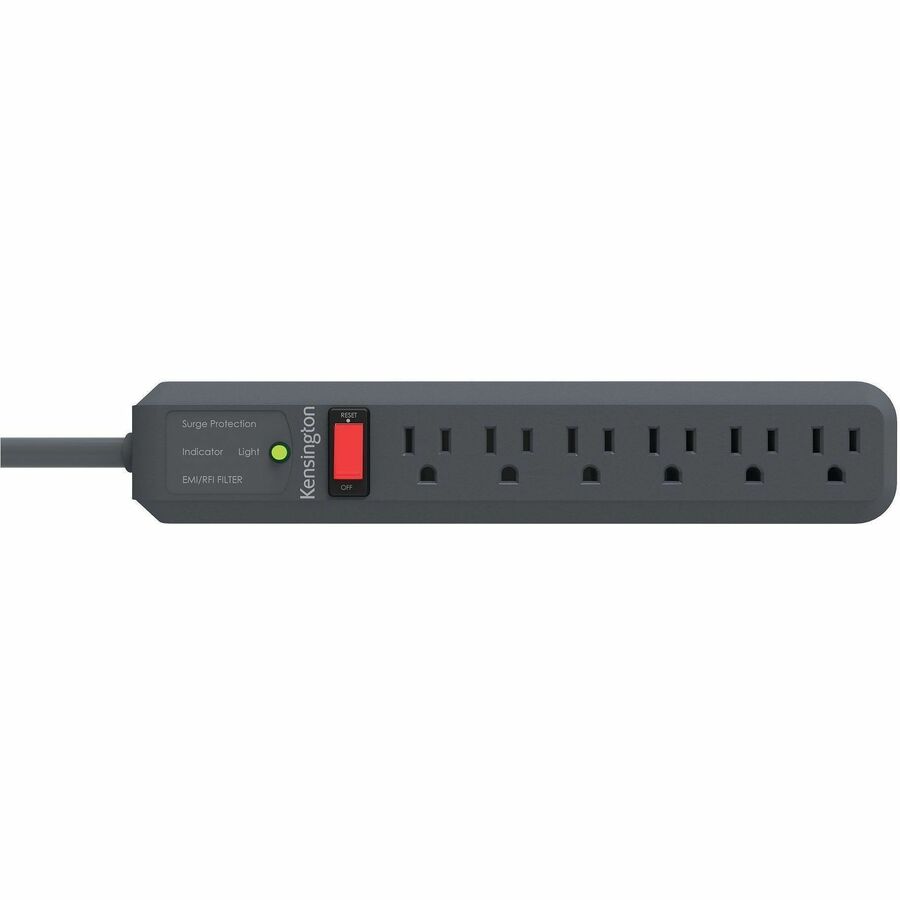 Notebook, Television, Printer - Black - 6 x AC Power - 540 J - 15 ft
