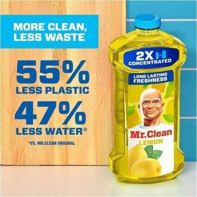 Mr. Clean All Purpose Cleaner, Cleaning Liquid, Lemon