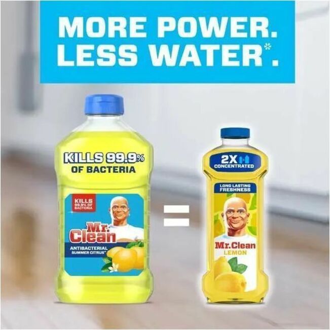 Mr. Clean All Purpose Cleaner, Cleaning Liquid, Lemon