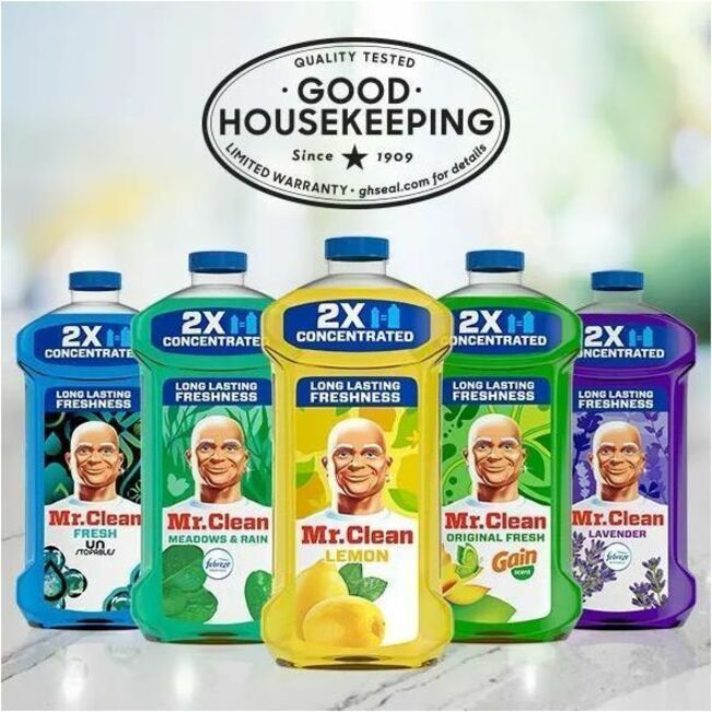 Mr. Clean All Purpose Cleaner, Cleaning Liquid, Lemon