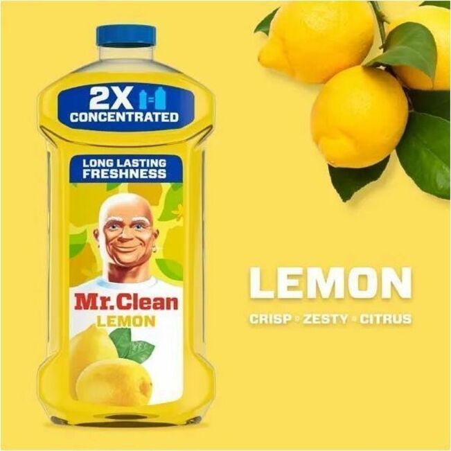 Mr. Clean All Purpose Cleaner, Cleaning Liquid, Lemon