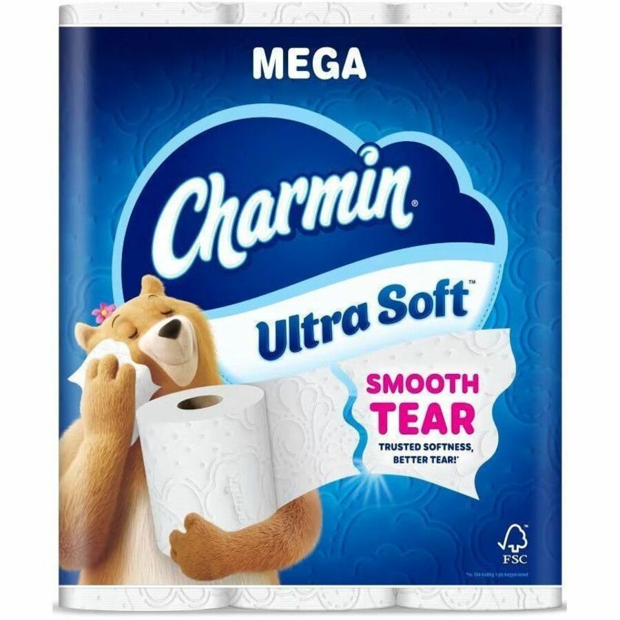 2 Ply - Mega - White - Paper - 1 / Carton