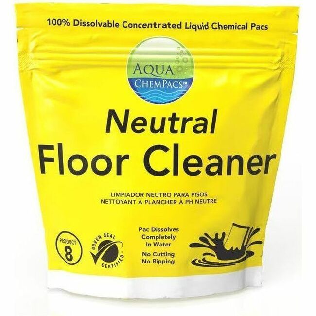 For Floor - Concentrate - Liquid - 0.53 oz (0.03 lb) - Deodorize, No-rinse, Haze-free - Yellow - 1 / Carton