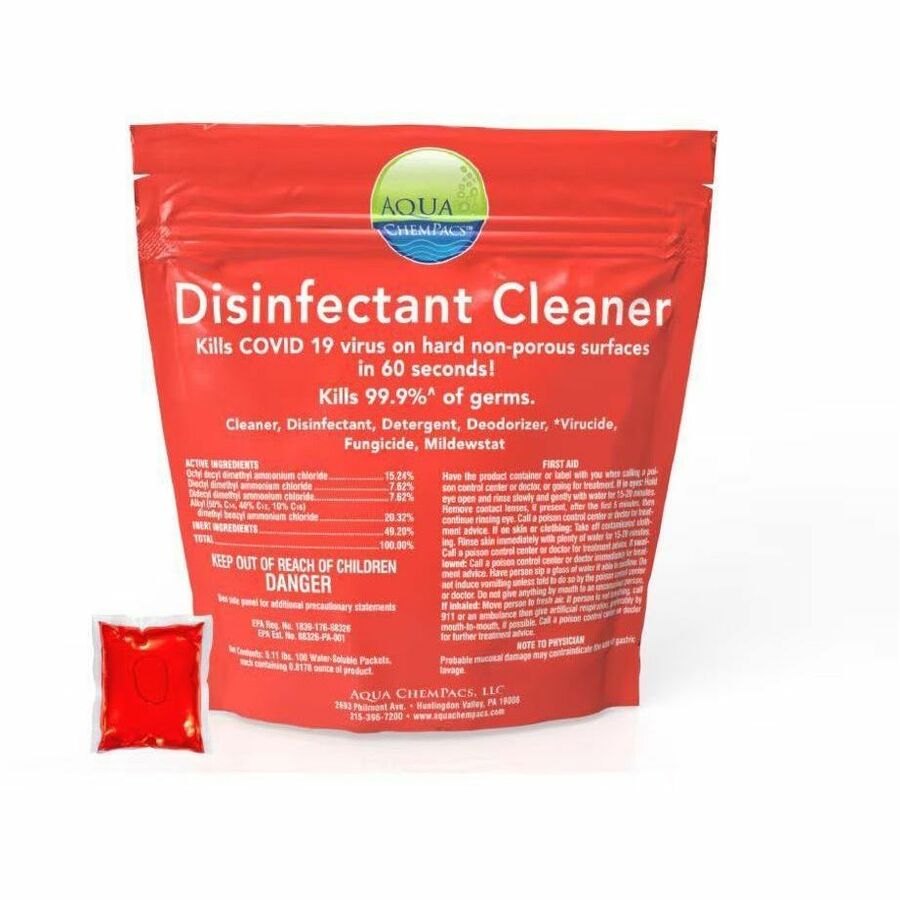 Disinfectant Floor & Hard Surface Cleaner, Liquid, 4/Carton