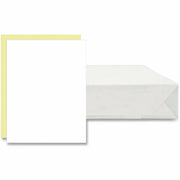 ICONEX Carbonless Paper, Letter Size 8.5" x 11", White/Canary, 2-Part, 5000 Sheets per Carton