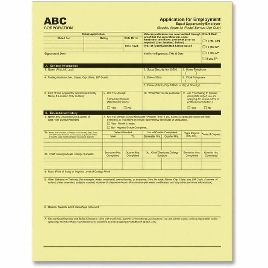 ICONEX Carbonless Paper, Letter Size 8.5" x 11", White/Canary, 2-Part, 5000 Sheets per Carton