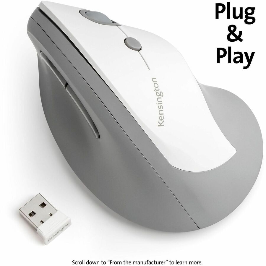 Wireless - 65.62 ft - Radio Frequency - 2.40 GHz - Gray - 1600 dpi - Scroll Wheel - Right-handed - 1 x AA Battery Supported - 1 Each
