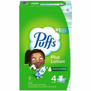 Puffs Plus Lotion Facial Tissue, White, 24 Carton