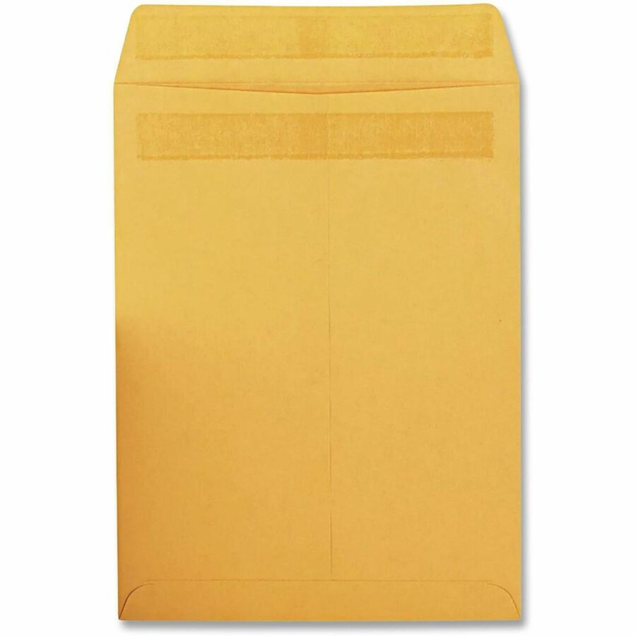 Quality Park Redi-Seal Catalog Envelopes, 12" x 15 1/2", 28 lb, Flap Closure, Brown Kraft, 250/Carton
