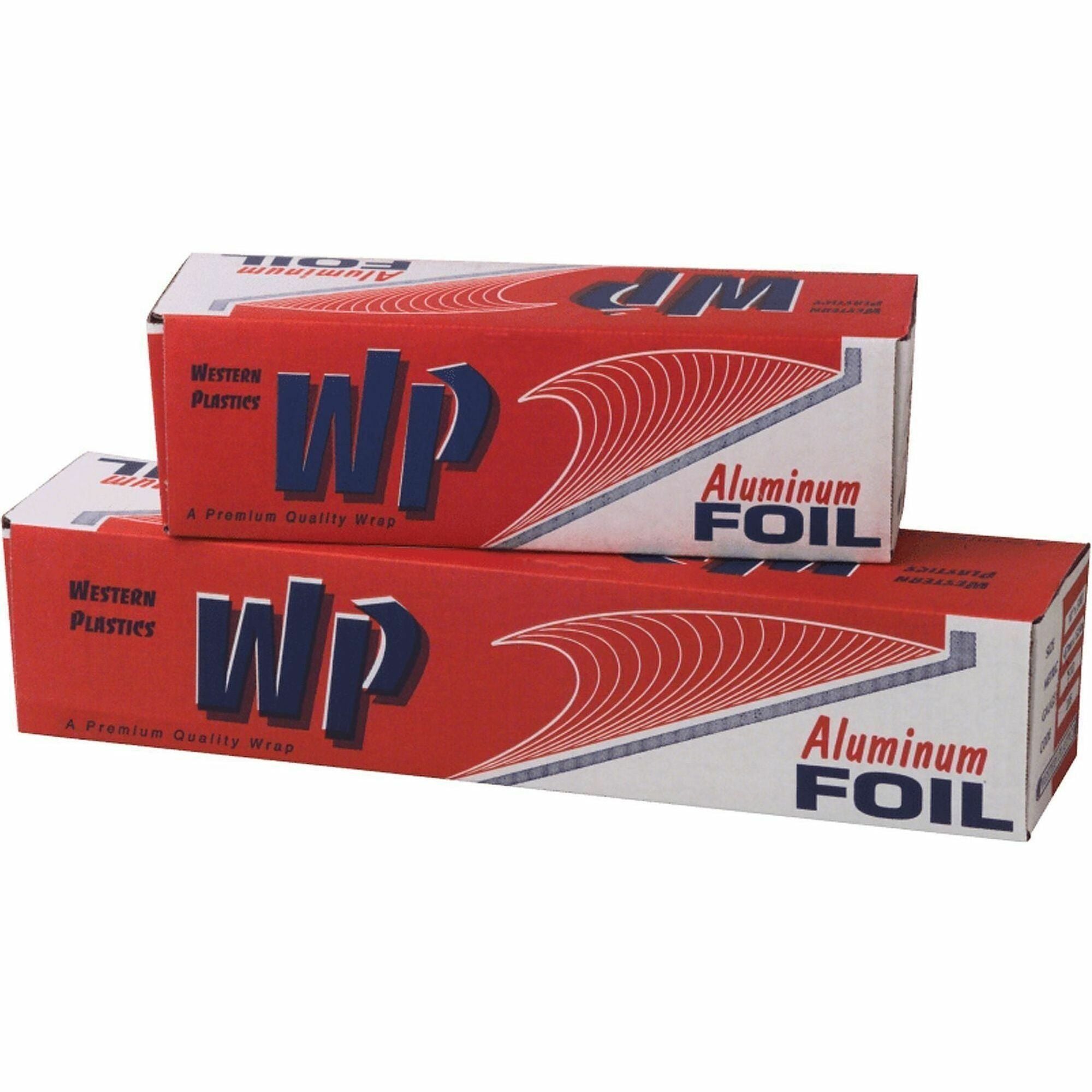 WP Foodservice Aluminum Foil, 12" x 500 ft, Sturdy, Silver, 1 Each