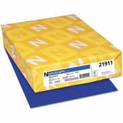 Wausau Paper AstroBrights 65 lb Cardstock, Letter Size 8.5" x 11", Blast-off Blue, 250 Sheets per Pack