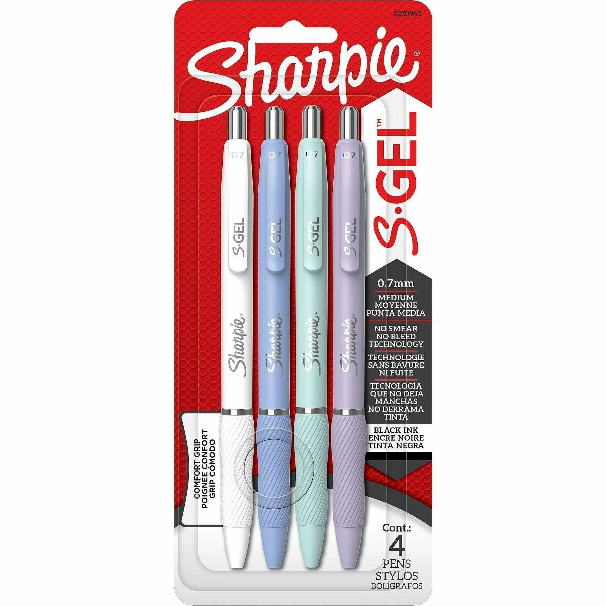 Sharpie S-Gel, Trending Colors, Medium Point (0.7mm)