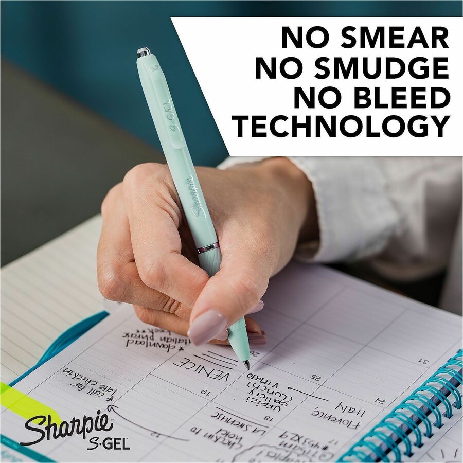Sharpie S-Gel, Fashion Barrel, Medium Point (0.7mm)