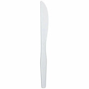 Knife - Knife - Restaurant, Cafeteria - Plastic, Polystyrene - White - 1000 / Carton