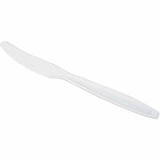 Knife - Knife - Restaurant, Cafeteria - Polypropylene Plastic - White - 1000 / Carton