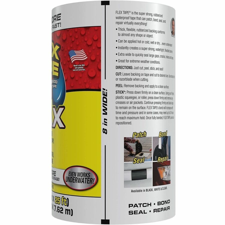 TAPE;MAX;8"X25;WHITE