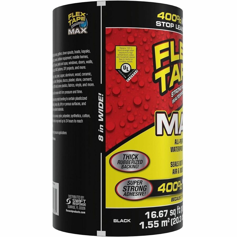 TAPE;MAX;8"X25;BLACK