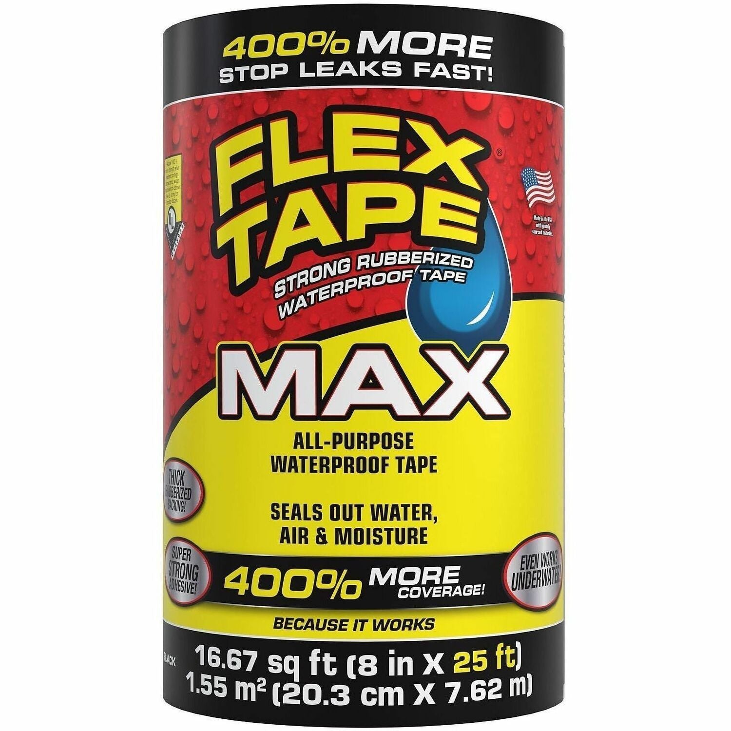 TAPE;MAX;8"X25;BLACK