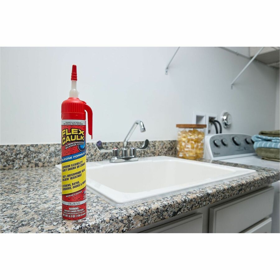 SILICONE;CAULK;6.5OZ;CLR